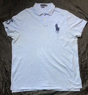 Ralph Lauren ORYGINAL NIEBIESKIE POLO T SHIRT /XXL