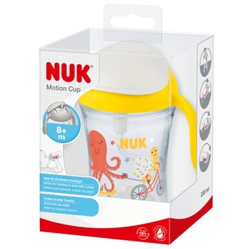 Nuk KUBEK niekapek MOTION CUP z obciążoną słomką