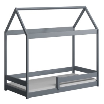 Односпальная кровать Коттедж Медведь 200x90 дерево