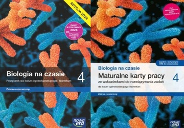 2W1 BIOLOGIA NA CZASIE 4 ZR 2024 + MATURALNE KARTY PRACY