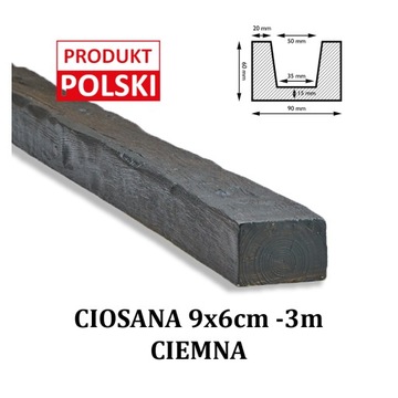belka dekoracyjna imitacja 9x6 3m