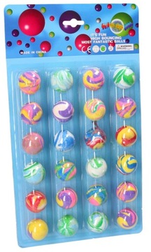 НАБОР РЕЗИНОВЫХ ШАРИКОВ 24 шт. 2765