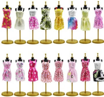 ОДЕЖДА, ПЛАТЬЯ КУКЛА БАРБИ 29СМ НАБОР ИЗ 6 ШТ.