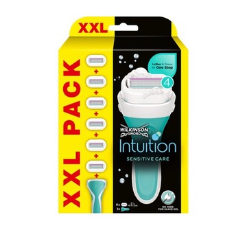 Maszynka na wkłady do golenia Wilkinson INTUITION Wkłady + Rączka