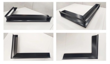 CHIMNEY BOX левый LUFT угол 60x40x9 черный SF 2 SHEET металл 600x400x90