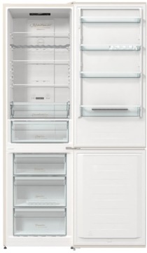 Холодильник Gorenje NRK6202CLI 331л 200см 38дБ NoFrost Plus AdaptTech Retro Beige