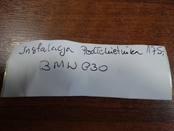 IDEALNI INSTALACE OPĚRADLA BMW G30 1