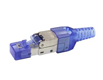 WTYK WTYCZKA RJ45 STP KAT. 7 6A 6 BEZNARZĘDZIOWA WIELOKROTNEGO UŻYCIA