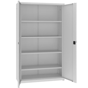 Szafa metalowa biurowa RODO zamykana na klucz SBM 212 M LX szerokość 120 cm