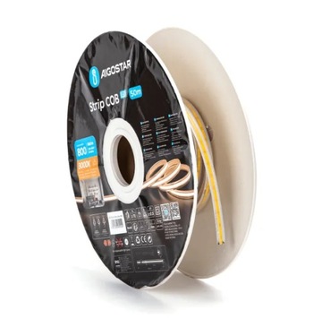 TAŚMA LED NEON COB 230V moc 8W biały ciepły 800lm/1m 3000K