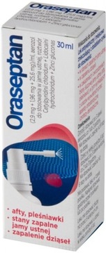 Dezaftan med aerozol do jamy ustnej na afty pleśniawki 30 ml
