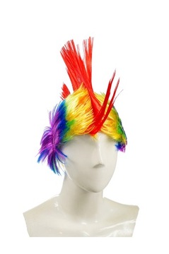 IROKEZ Разноцветный парик для волос в стиле панк