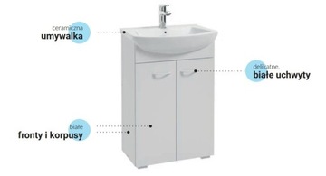 DEFTRANS PIK D45 Шкаф-стойка. 43х79х25см + умывальник