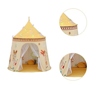 Детская игровая палатка Креативная забавная палатка-замок Дети играют с ярким светом