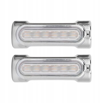 2 шт.. Мотоциклетные шоссейные фонари, хром