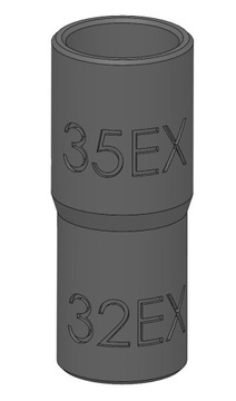 Adapter mirka 1025/1230 32E 35E Evolution R255SMS