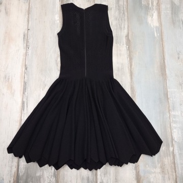 ALAIA Dress Black Premium Paris sukienka slim sexy