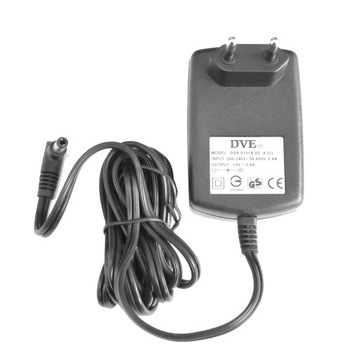 Zasilacz DVE 5V 2.4A 12W 5.5/2.5 kątowy