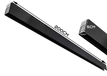 Светодиодная шина освещения, магнитная полоса, 2м