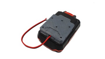 Адаптер Parkside x20v с разъемами и кабелями