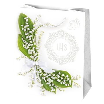 ДЕКОРАТИВНАЯ ПОДАРОЧНАЯ СУМКА И ПРИЧАСТЬЕ Т4 19Х23Х10,5 ВЫКРОЙКА 13