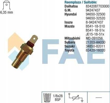 ДАТЧИК ТЕМПЕРАТУРЫ ВОДЫ HYUNDAI FAE