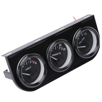 Zestaw potrójny 52 mm Wskaźnik temperatury oleju Wskaźnik temperatury wody