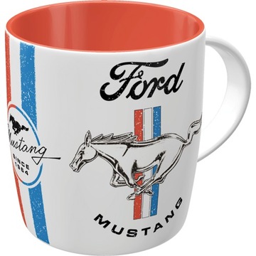 ЛОГОТИП FORD MUSTANG КРУЖКА ЛИЦЕНЗИЯ ПОДАРОК ​​ФАНАТЕЛЮ ХИТ