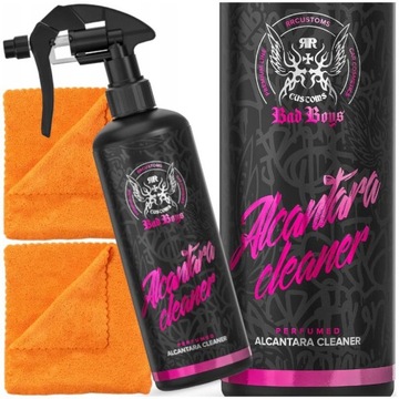 RR CUSTOMS RRC BAD BOYS ALCANTARA CLEANER ZESTAW MIKROFIBRY