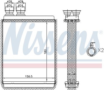 NISSENS RADIÁTOR 72986