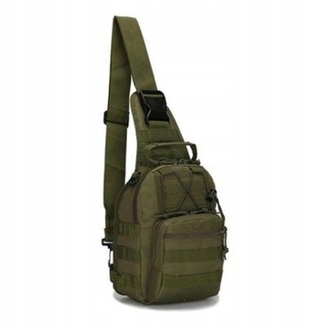 Torba na ramię Sling Backpack Army Camping Piesze