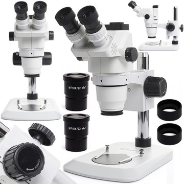 PROFESJONALNY MIKROSKOP STEREOSKOPOWY TRINOKULAROWY TECHREBAL RF6745