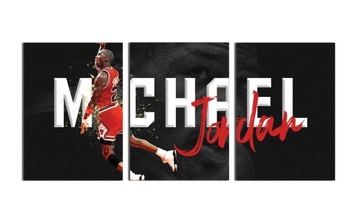 3x OBRAZ NA ŚCIANĘ TRYPTYK MICHAEL JORDAN 23 BASKETBALL 30x40
