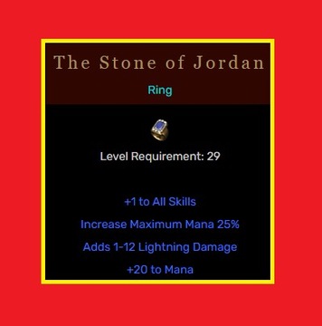 D2R Diablo 2 Nowy SEZON Ladder The Stone of Jordan SOJ