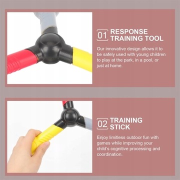 2 шт. красочные привлекательные тренировочные палочки