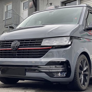 VW TRANSPORTER MULTIVAN CARAVELLE T6 T6.1 EMBLEMAT LOGO CZARNY KOMPLET NOWY