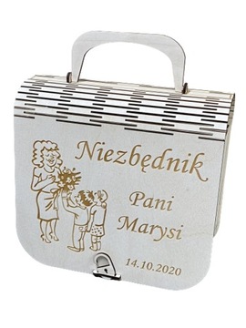 Niezbędnik prezent na Dzień Nauczyciela grawer