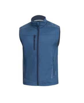 CIEPŁA KAMIZELKA SOFTSHELL VISION NIEBIESKI - XXL