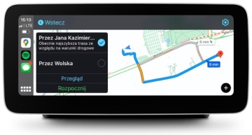 Mercedes W246 Nejnovější Navigace Pro Android Carplay