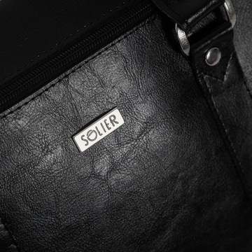 Skórzana męska torba na ramię laptopa Solier SL03 KILBRIDGE