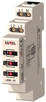 Lampka kontrolna na szynę LKM-01-10 Zamel
