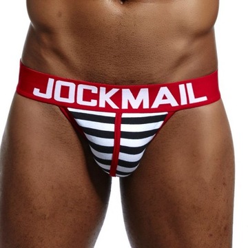 AC PUMP JOCKMAIL MAJTKI SLIPKI L CZERWONY TANGA