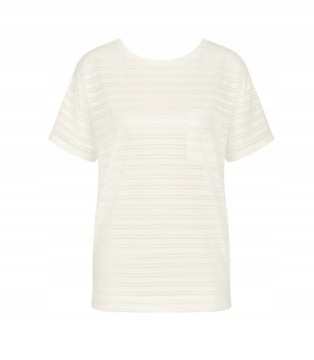 Хлопковая ЖЕНСКАЯ ФУТБОЛКА белого цвета Triumph Mix Match TOP SSL BURNOUT РАЗМЕР 40