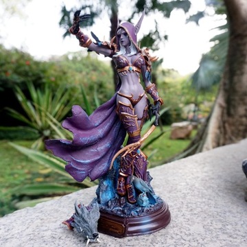 Undead Queen Sylvanas Game Character Figure Model