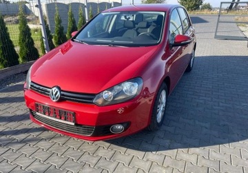 Volkswagen Golf VI Hatchback 5d 1.6 102KM 2010 Volkswagen Golf 1.6 mpi ,bezwypadek ,tuv do 2027r ,jeden wlasc,BORDO metal