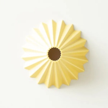 ORIGAMI Dripper Ceramiczny M Żółty