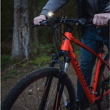 НАБОР СВЕТОДИОДНЫХ ВЕЛОСИПЕДНЫХ ЛАМП 930LM ELF C1 MICRO ТЕПЛОГО ЦВЕТА С ПЕРЕДНЕЙ РУЧКОЙ USB USB