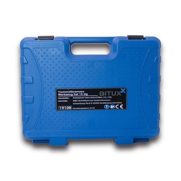 Набор инструментов для барабанных тормозов 15 шт.