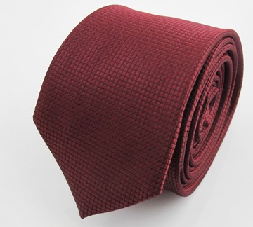 KRAWAT MĘSKI BORDO.