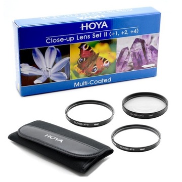 Zestaw Hoya CLOSE-UP SET (+1 +2 +4) HMC 58 MM